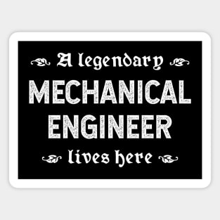 A Legendary Mechanical Engineer Lives Here Magnet